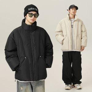 分割立领棉服冬季款防泼水潮牌加厚保暖面包服L5131-P100控168,男装棉衣,电商A362