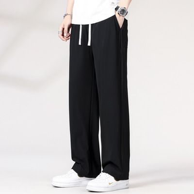 300斤9X胖子休闲裤宽松阔腿冰比