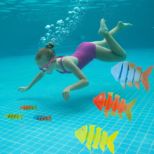 潜水棒游泳馆闭气教具水池戏水玩具儿童沉底水下取物憋气训练装备