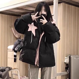 级感超好看羽绒服女冬季短款棉服2025新款学生甜美外套时尚可爱