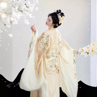 原创唐制柯子裙重工刺绣大袖衫仙气齐胸汉服女装全套