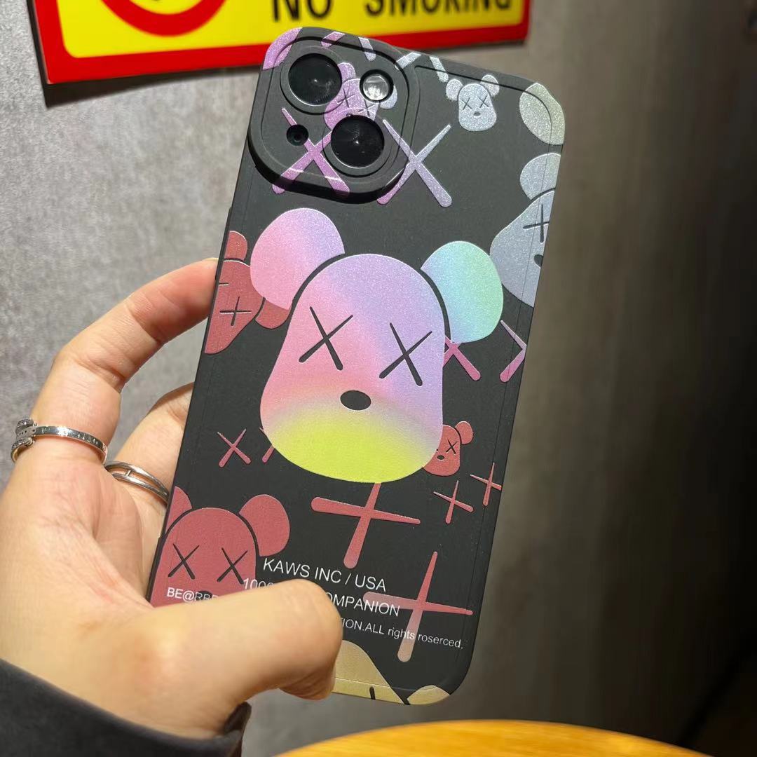 苹果16plus手机壳iPhone14promax/xsmax/13/7/8/XS暴力熊新款防摔壳15promax手机套XR保护壳卡通保护套