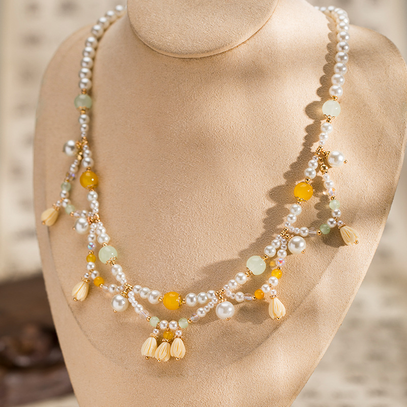 春款璎珞锁骨链琉璃YL29261