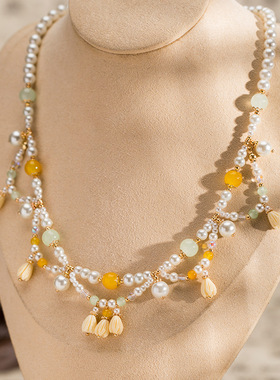 春款璎珞锁骨链琉璃YL29261