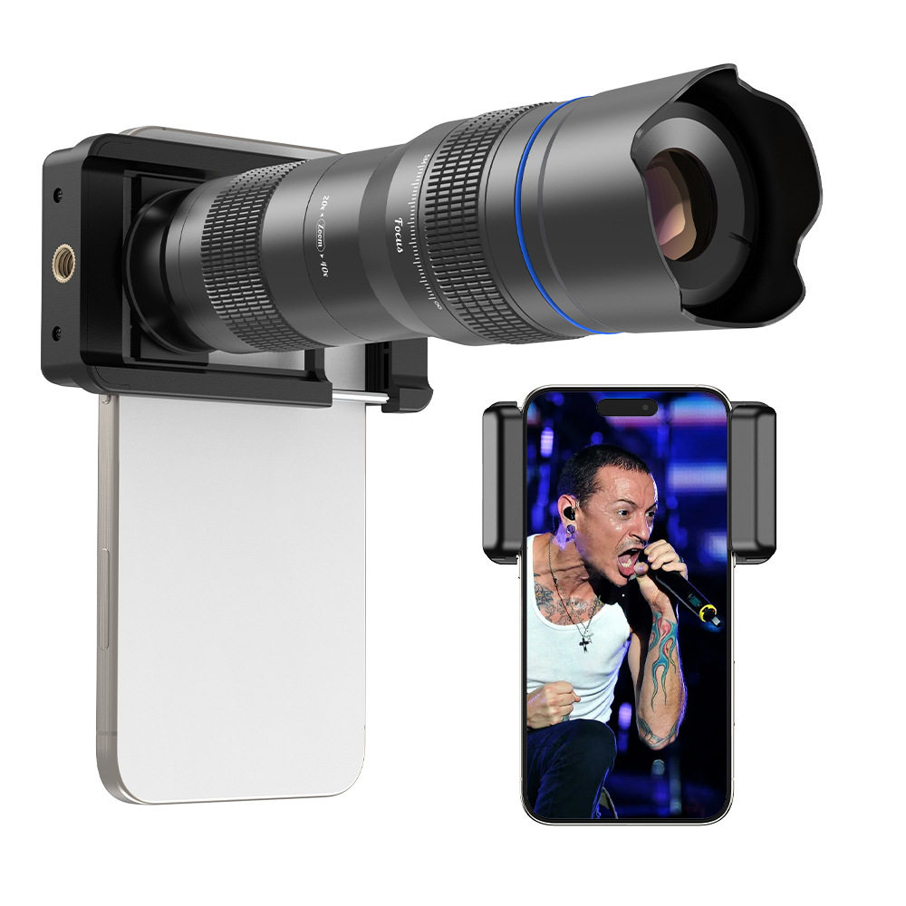 APEXEL全金属20-40倍清拍月亮演唱会拍摄外置望远长焦手机镜头,3C数码配件,手机镜头,淘宝优惠券,粉丝福利购,淘宝优惠卷