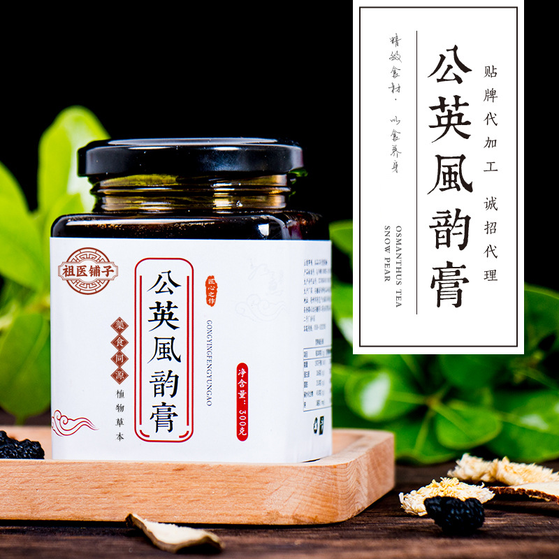 祖医铺子公英风韵膏养生膏气血