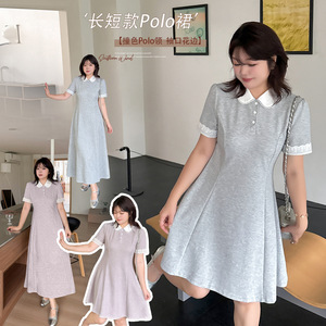 闺蜜装长短款Polo裙花纱色减龄