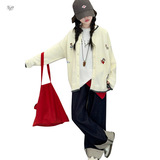 女童毛衣外套2025年秋季新款卡通针织开衫中大童休闲长袖上衣春秋，童装毛衣，祺儿童装