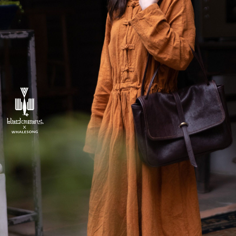 2025新款真皮女包头层托特腋下包复古手工植鞣皮斜挎包