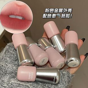 PinkyFocus丝绒雾面唇釉~哑光素颜显白纯欲日常学生党平价唇彩