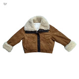 女童2025年冬季新款洋气大翻领小香风加绒加厚棉服女大童保暖外套，童装棉衣，祺儿童装