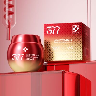 377美白祛斑面霜VC霜祛黄褐斑雀斑淡化晒斑色斑暗沉黄提亮肤色