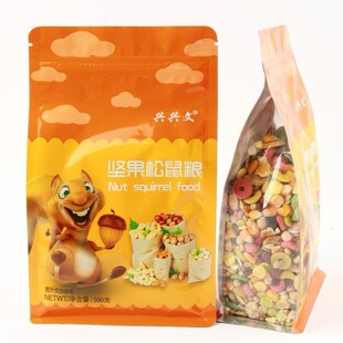 兴兴文松鼠粮食jinhua魔王粮食xuedi松鼠粮黄山鼠粮500g