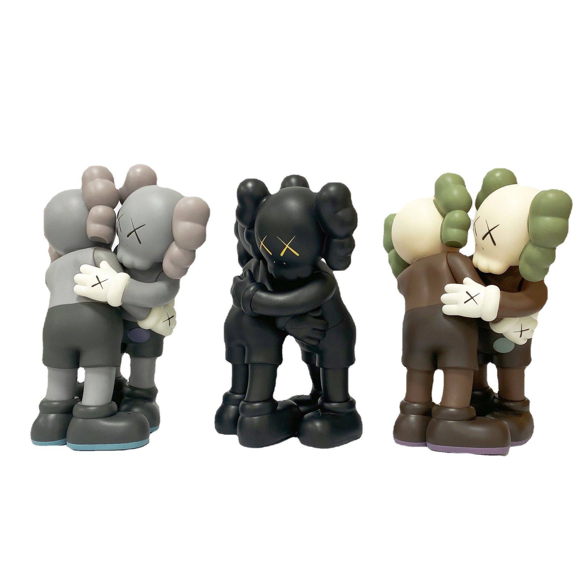 kaws北欧暴力熊手摆件公仔手创意艺术客厅电视柜玄关房间桌面