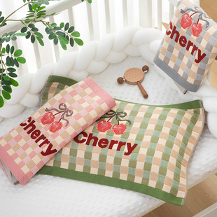 儿童枕巾40X60cm纯棉纱布吸汗公主童卡通幼儿园全棉枕头巾