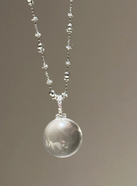 寻光法式清冷感冰透小灯泡项链