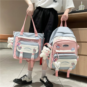 迪士尼新款小学生孩三到六年级可爱双肩背包女初中生减负护脊书包