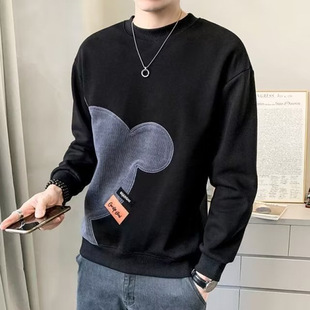 秋冬装 常规圆领打底衫 上衣士2025年新款 小熊卫衣潮牌春秋款