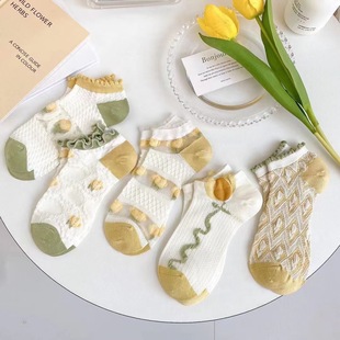 20 pairs ankle socks women cartoon sock summer lady student