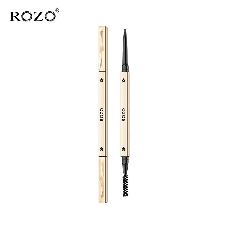 ROZO小金钻眉笔双头精细描绘自然立体防水持久不脱妆根根分明细头