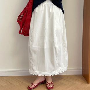 乃粒NQ1517大码女装显瘦花苞裙a字半身裙2026春胖mm百搭宽松半裙