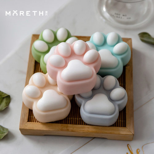 可爱嘟嘟猫爪手工皂卡通儿童沐浴皂  让孩子爱上洗澡