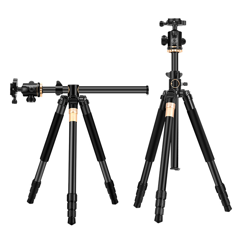 轻装时代Q999H三脚架单反相机摄影多功能俯拍三角架手机支架手柄