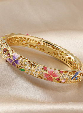 景泰蓝手镯复古民族风