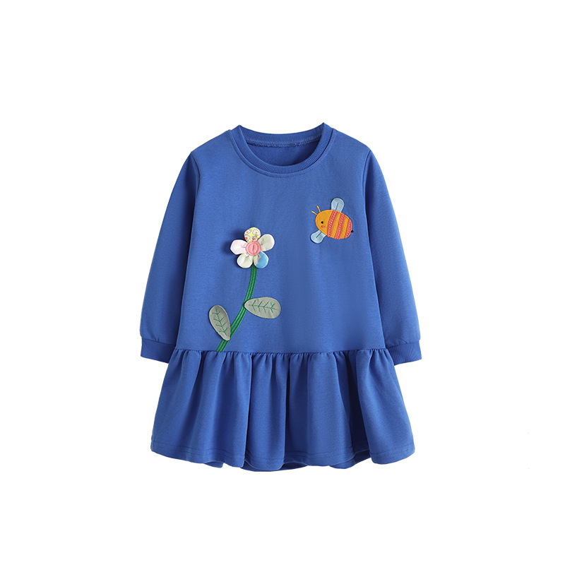 跨境连衣裙可爱长袖欧美