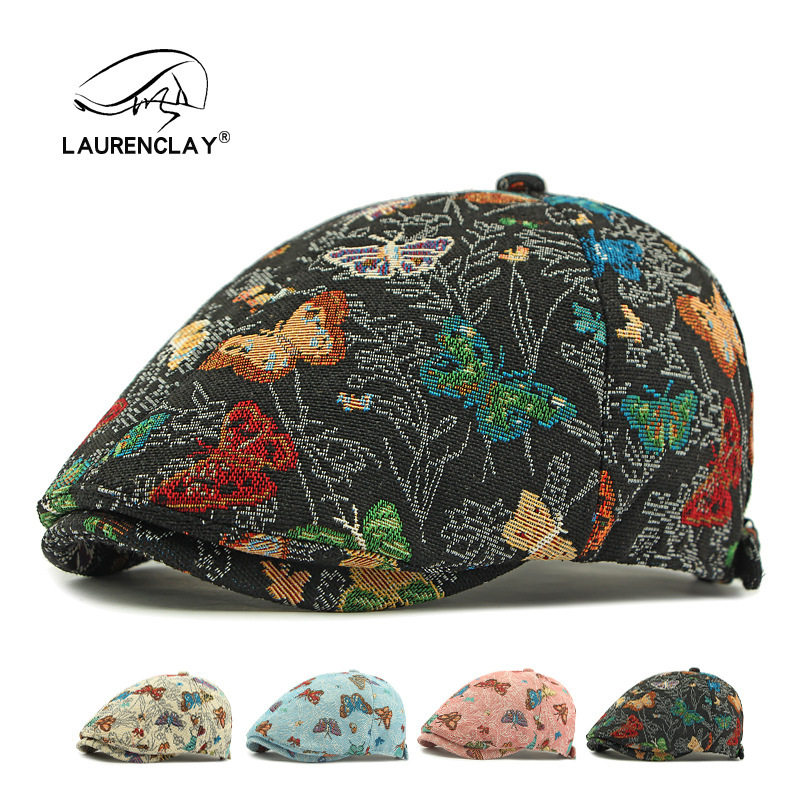 民族风六片帽子女士贝雷帽英伦复古提花前进帽休闲鸭舌帽画家帽潮,服饰配件/皮带/帽子/围巾,帽子,淘宝优惠券,粉丝福利购,淘宝优惠卷