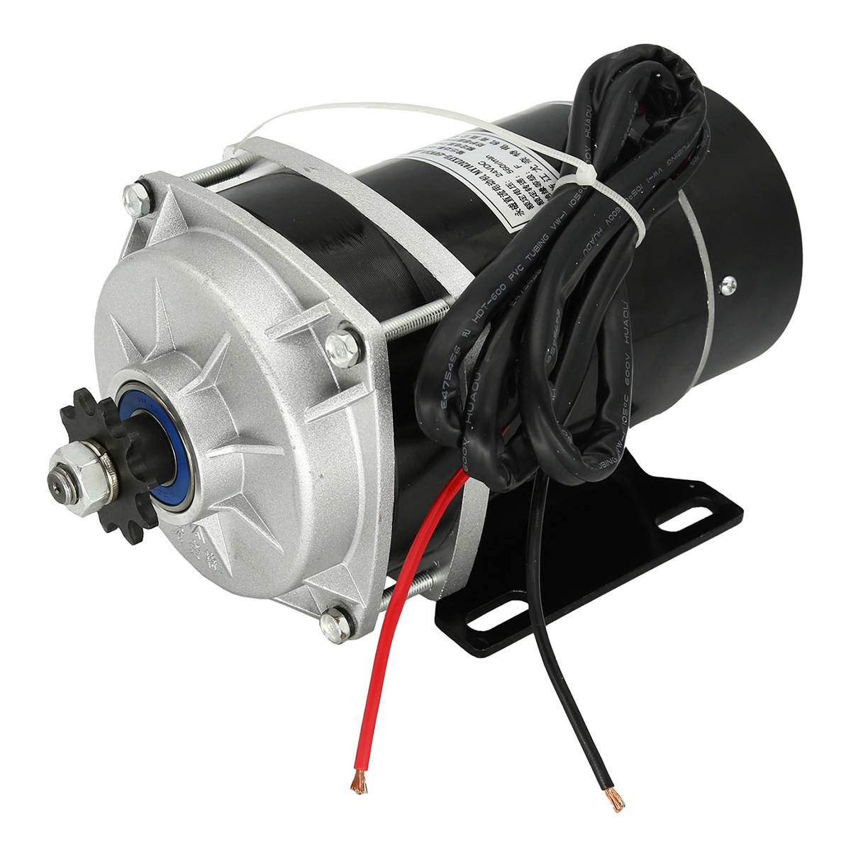 24V450W有刷减速电机带风扇MY1020ZXFH行星减速电机