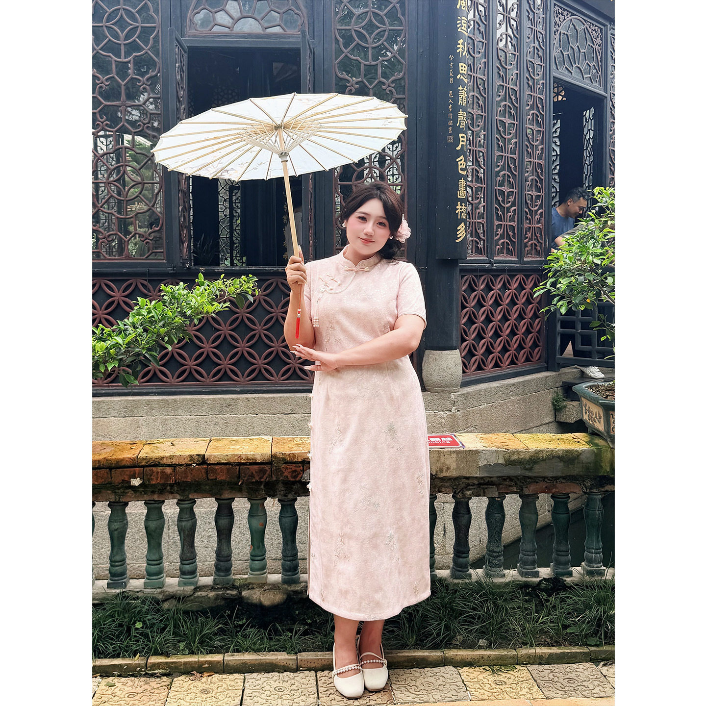 新中式国风改良刺绣裙高级感旗袍