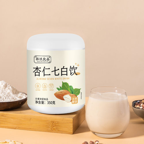 杏仁七白饮350g冲调即食代餐粉百合粉杏仁粉营养早餐谷物坚果食品