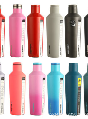 跨境corkcicle304不锈钢保温杯便携运动水壶大容量吸嘴盖吸管礼品