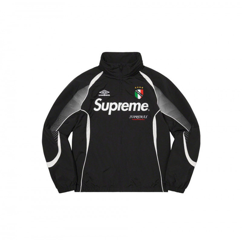 Sup X Umb Joint Brand Football Jacket Casual Simple Fashion Zipper High Collar Jacket