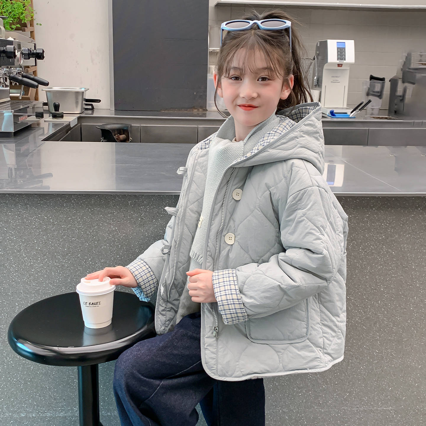 女童加厚外套冬季10岁休闲