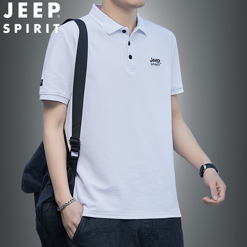 jeep男装短袖polo衫夏季战地时尚翻领休闲t恤吉普旗舰店官方正品