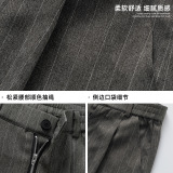 打褶西裤春季新款垂感宽松休闲裤潮牌复古直筒长裤MK2494-P55控88，男装西裤，电商A362