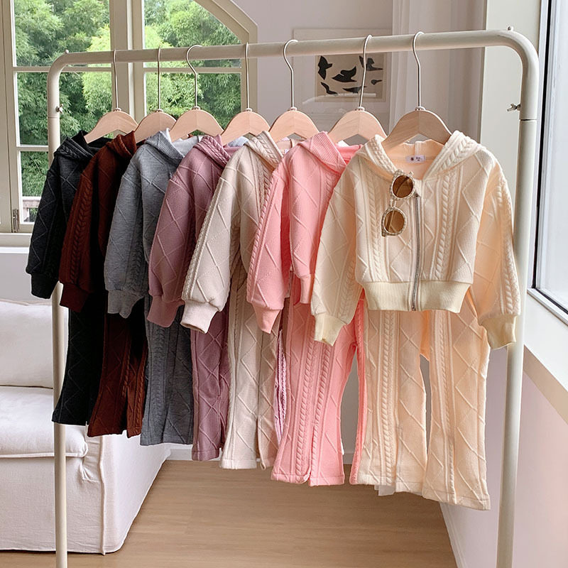 女童加厚套装春秋装新款儿童外穿洋气时髦女连帽针织麻花两件套,童装/婴儿装/亲子装,套装,淘宝优惠券,粉丝福利购,淘宝优惠卷