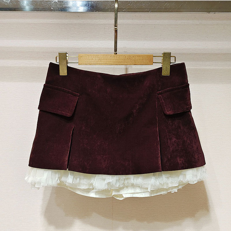 深圳南油网纱蓬蓬裙短裙