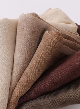 women scarf 纯色热销马来印尼人棉头巾 色宽边薄款莫尔透气围巾