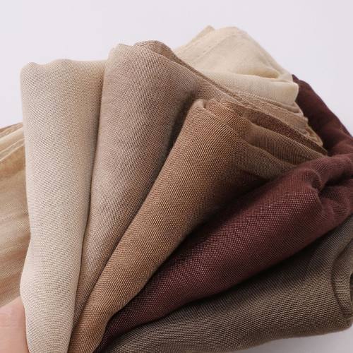 莫代尔透气围巾薄款女