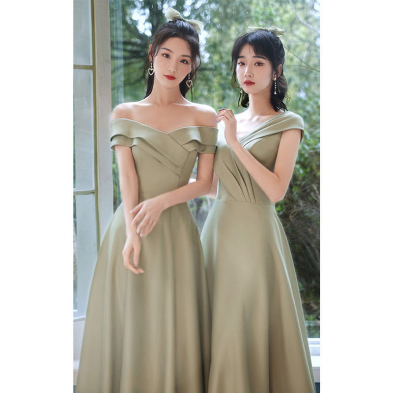 伴娘服2026新款修身显瘦主持演出服姐妹团生日平时可穿晚礼服裙女,女装/女士精品,民族服装/舞台装,淘宝优惠券,粉丝福利购,淘宝优惠卷