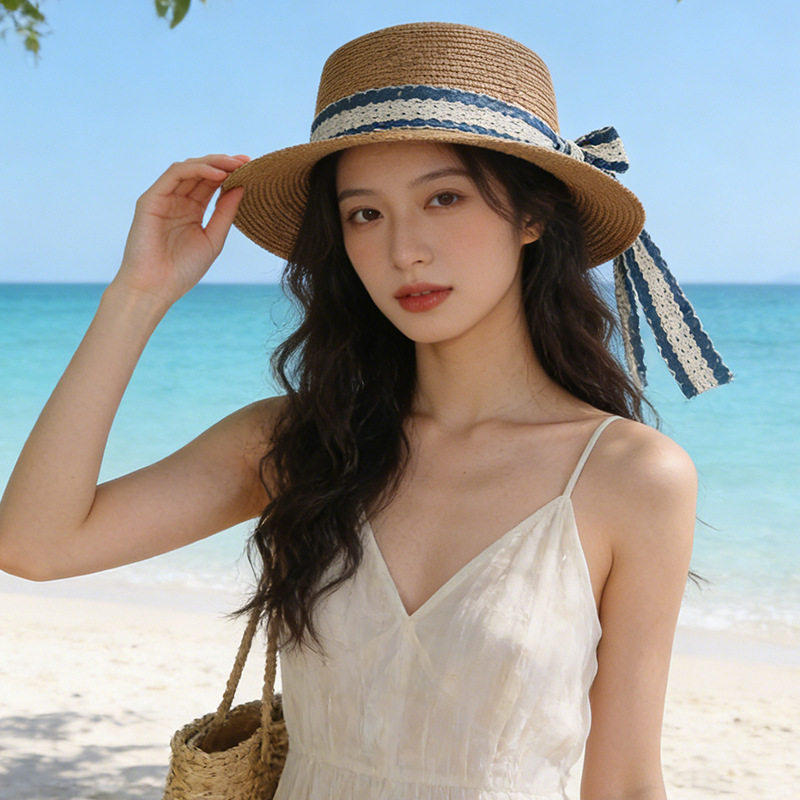 26年春季上新四季可带蝴蝶结翻帽子