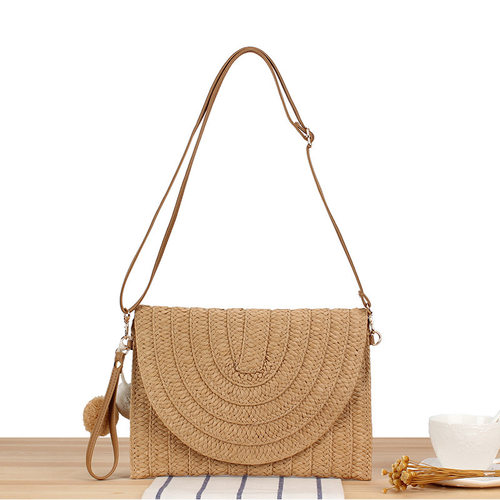 New minimalist stylish handmade paper rope woven bag beach v