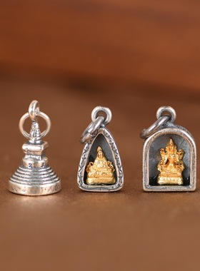 黄财神吉言盘缠手工编绳银配饰女