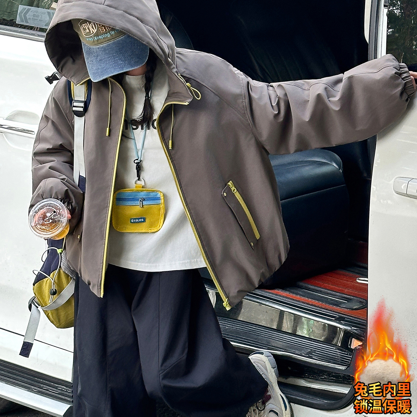 女童2025年冬季新款加绒休闲夹克衫中大童户外挡风冲锋衣保暖外套,童装外套,祺儿童装 女童2025年冬季新款加绒休闲夹克衫中大童户外挡风冲锋衣保暖外套,童装外套,祺儿童装