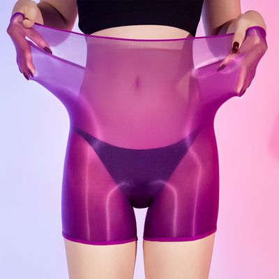 大码内裤无痕透明女高腰平角裤
