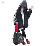 女童加厚外套2025年秋冬新款连帽冲锋衣中大童休闲防风保暖夹克衫，童装外套，祺儿童装