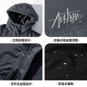冬季防泼水加厚防寒宽松休闲情侣棉衣外套L5140-P110控188图片